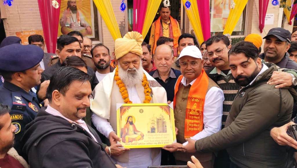 Energy Minister Anil Vij gave a message of working with pride on Sant Ravidas Jayanti